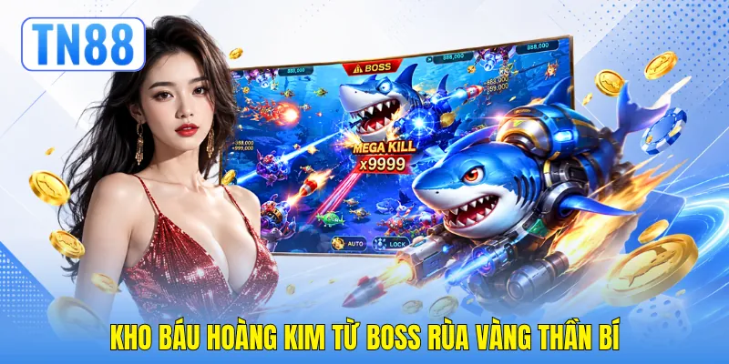 Kho báu hoàng kim từ boss rùa vàng thần bí